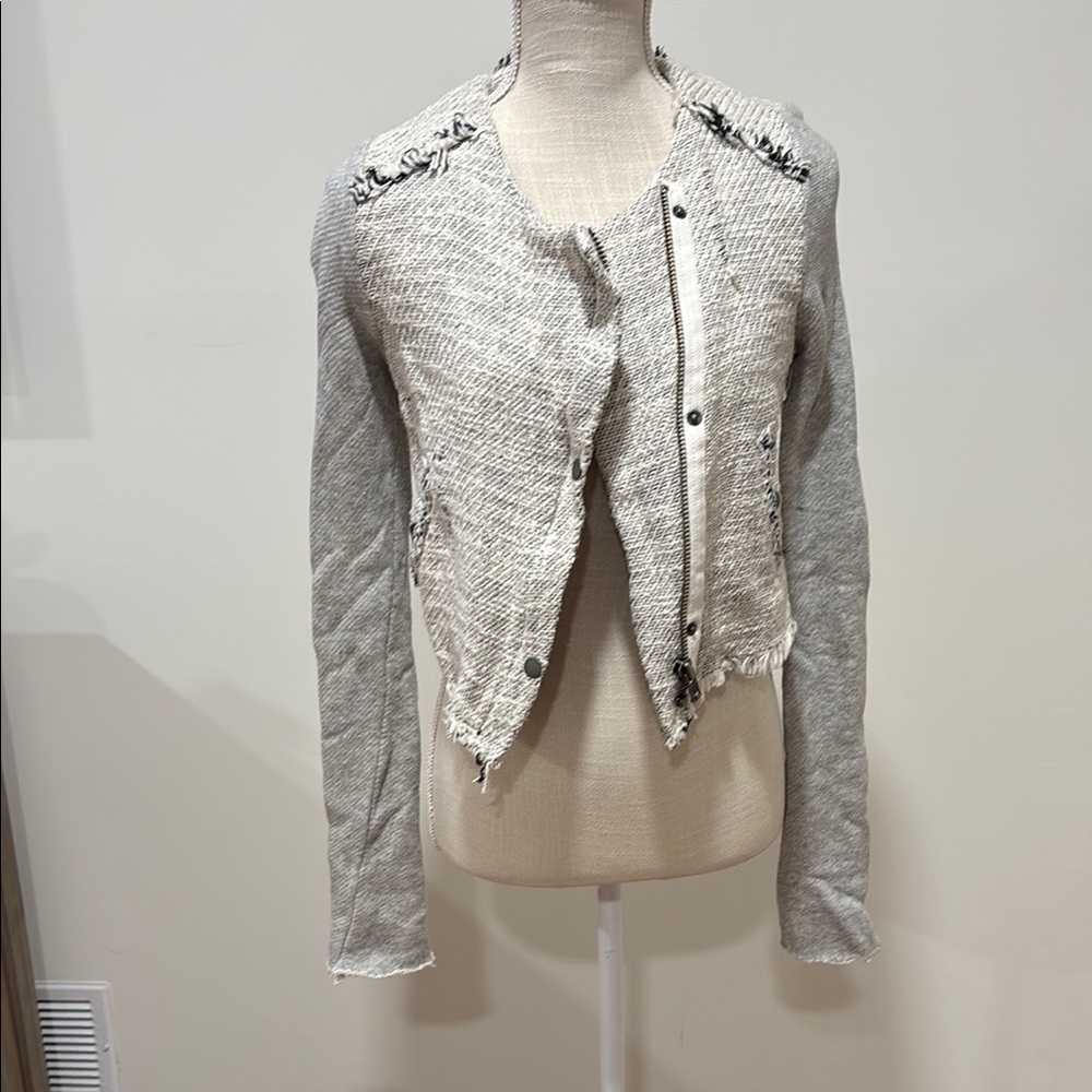 NEW Free People We The Free Women's Gray Tweed Jacket